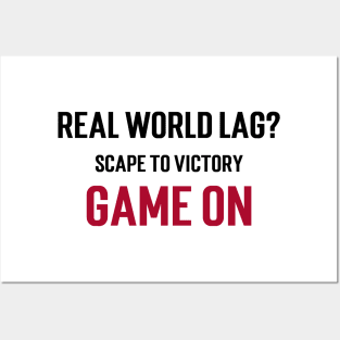 Real world lag? Escape to victory. Game on Posters and Art